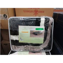 New Queen Size Geometric Sherpa Blanket