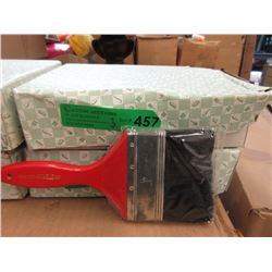 3 Dozen New 4" Pure Bristle Paint Brushes