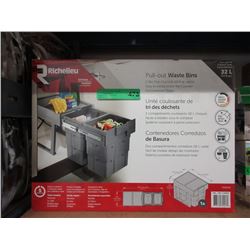 New 2-Bin Pull Out Bin Waste Bins