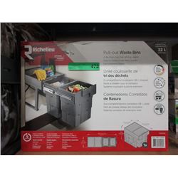 New 2-Bin Pull Out Bin Waste Bins