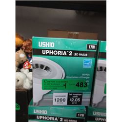 4 New 17 Watt LED PAR38 Flood Light Bulbs