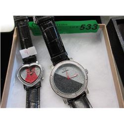 Two His & Hers Diamond-Set Watches