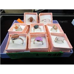 8 New Gemstone Rings