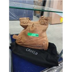 Della Genuine Leather Handbag with Dust Bag