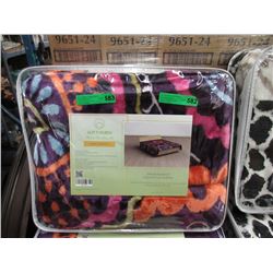 New Queen Size Multi Colour Sherpa Blanket