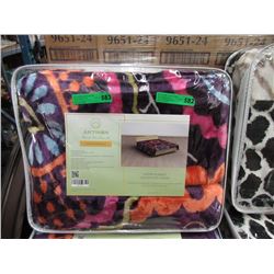 New Queen Size Multi Colour Sherpa Blanket