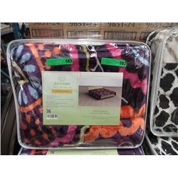 New Queen Size Multi Colour Sherpa Blanket