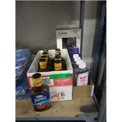 Barbecue Sauce, Baby Oil & Hand Held Shower