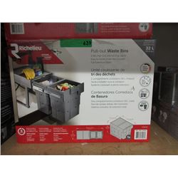 New 2-Bin Pull Out Bin Waste Bins