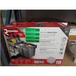 New 2-Bin Pull Out Bin Waste Bins