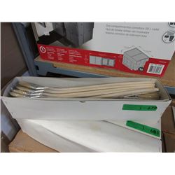 3 Dozen New 3" Long Handled Angle Brushes