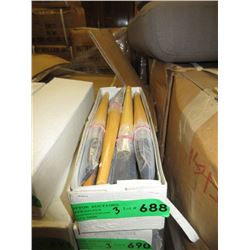 3 Dozen New # 8 Artists Bristle Brushes