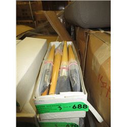 3 Dozen New # 8 Artists Bristle Brushes