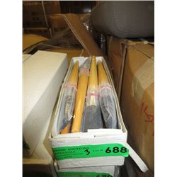 3 Dozen New # 8 Artists Bristle Brushes