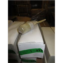 3 Boxes of Round # 12 Bristle Brushes