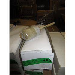 3 Boxes of Round # 12 Bristle Brushes