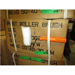 Case of 5 New 5" Paint Roller Brushes