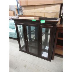 New Illuminated China Cabinet Top - Glass Doors