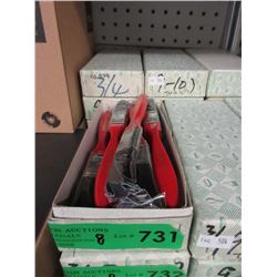 8 Dozen New 3/4" Pure Bristle Paint Brushes