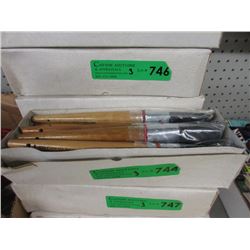 3 Dozen New # 8 Pure Bristle Artists Brushes