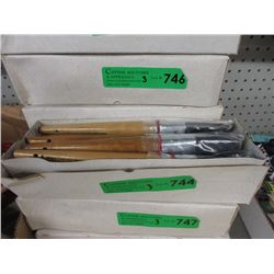 3 Dozen New # 8 Pure Bristle Artists Brushes