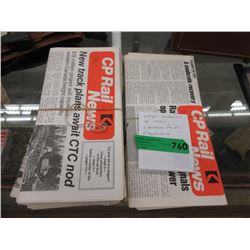 Large Quantity of 1970s CP Rail Magazines