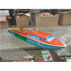 1960s Ohio Art Windup Mechanical Boat