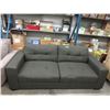 Image 1 : New 80" Grey Fabric Sofa