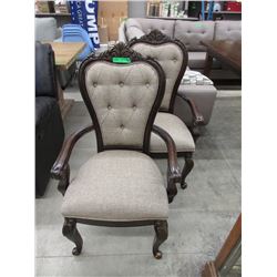 Pair of New Ornate Dining Chairs