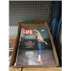 Image 1 : Box of Vintage Life Magazines - '60s & Up