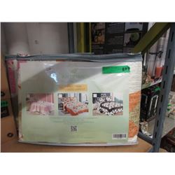 New Double/Queen 3 Piece Quilt Set - Orange