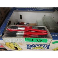 3 Dozen New 1" Pure Bristle Paint Brushes