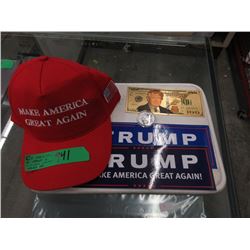 5 Piece Donald Trump Memorabilia Lot