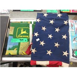 50 Star American Flag and John Deere Fabric