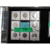 Image 1 : 8 Canadian War Time Silver Quarters - .800 Silver