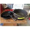 Image 1 : Cast Iron 1 Gallon Pot & 2 Cast Iron Fry Pans