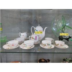 Vintage Japanese Geisha Tea Set