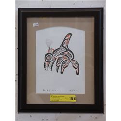 1973 Bill Reid Print - "Haida Killer Whale"
