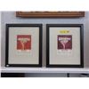Image 1 : 2 Framed Martini Pictures