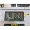Image 1 : Pair of 1968 Alberta License Plates