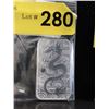 Image 1 : 1 Oz. Perth Mint .9999 Silver Dragon Coin