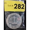 Image 1 : 1 Oz. USA Trade Unit motif .999 Silver Round