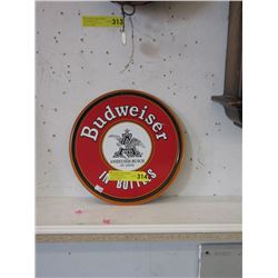 2004 Budweiser Tin Sign - 12" Diameter