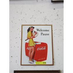 Coca-Cola Tin Sign