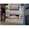 Image 1 : 2 Pairs of New Memory Foam Slippers - Sizes L & XL