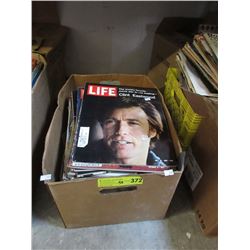 Approximately 50 Vintage Life Magazines - 60s/70s