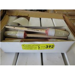 3 Dozen New #6 Round Bristle Brushes