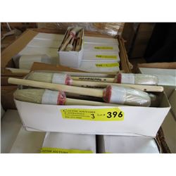 3 Dozen New #8 Round Bristle Brushes