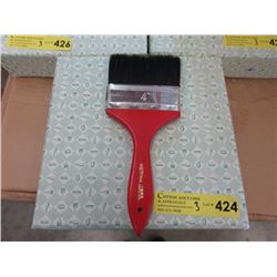 3 Dozen New 4" Pure Bristle Paint Brushes