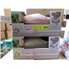 Image 1 : 2 Pairs of New Memory Foam Slippers - Sizes L & XL